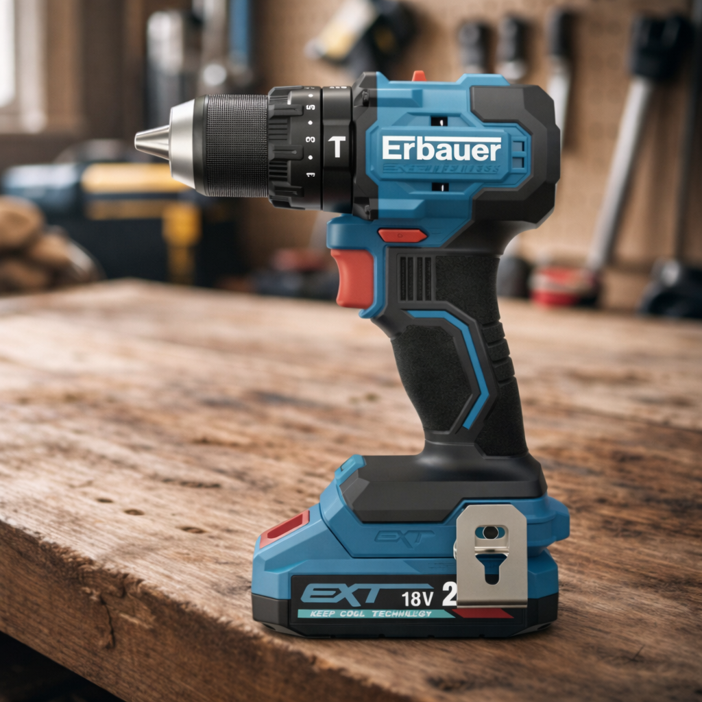 Wkrętarka Erbauer G2 2 x 2 Ah 18 V