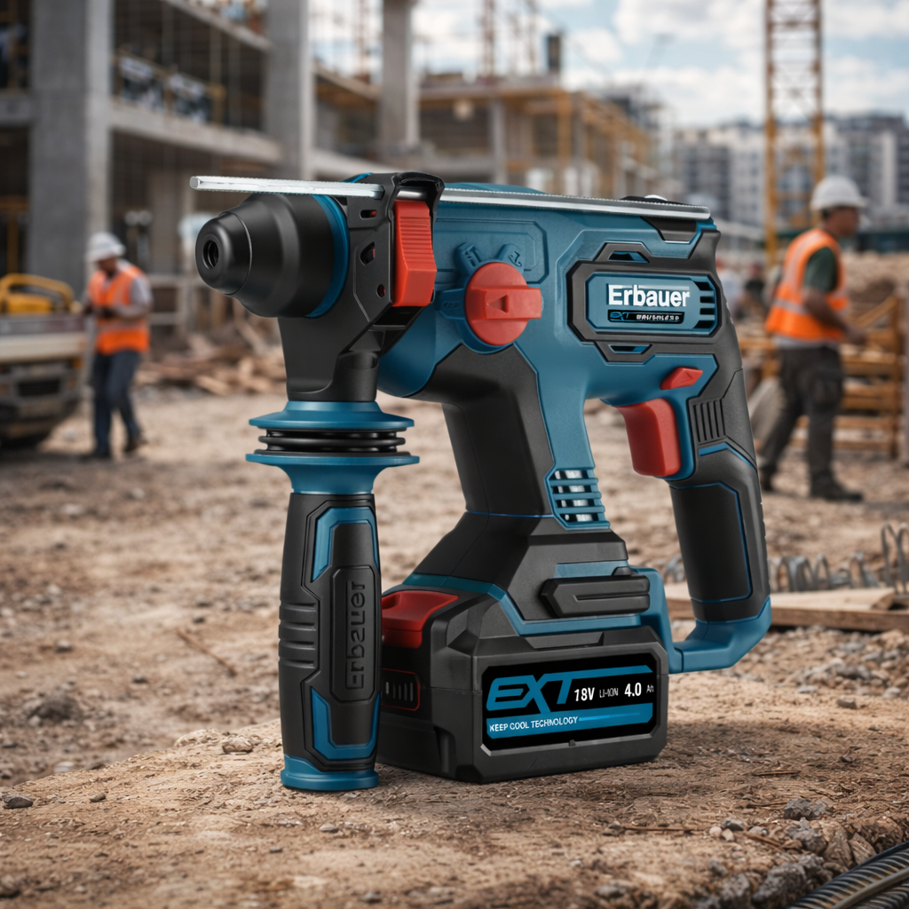 Młotowiertarka Erbauer SDS 18 V 1 x 4,0 Ah